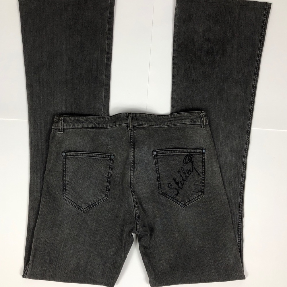 STELLA MCCARTNEY JEANS - FADED BLACK - Size 8 - Picture 4 of 8